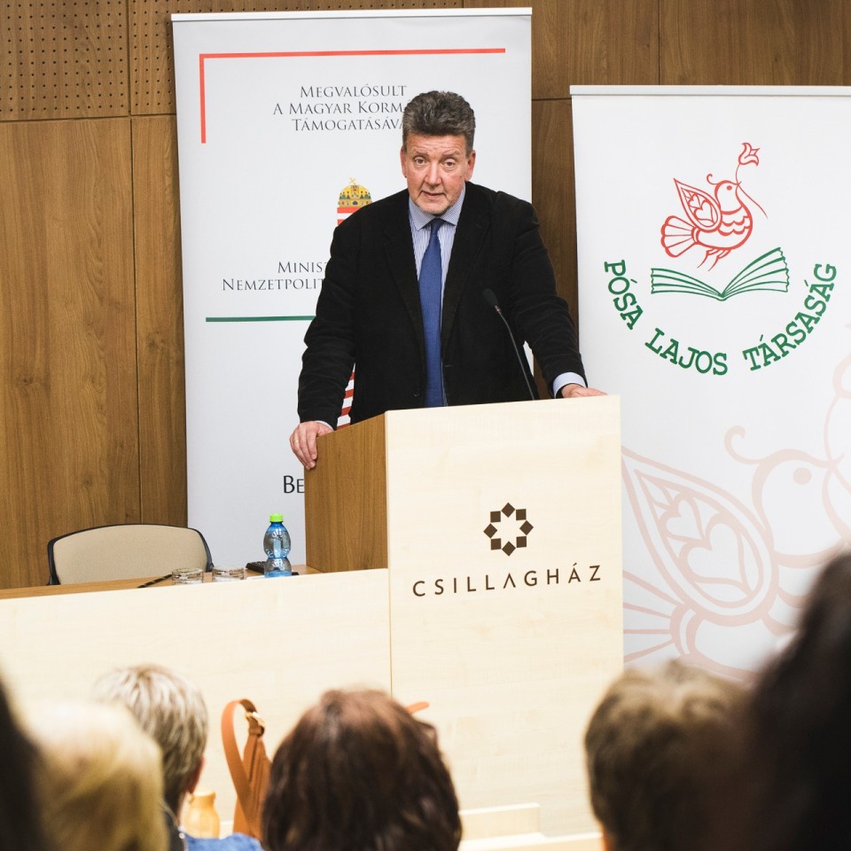 Móczár Gábor, a Nemzeti Örökség Intézete főigazgatója rimaszombati előadása