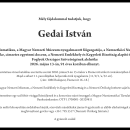 Gedai István búcsúztatása