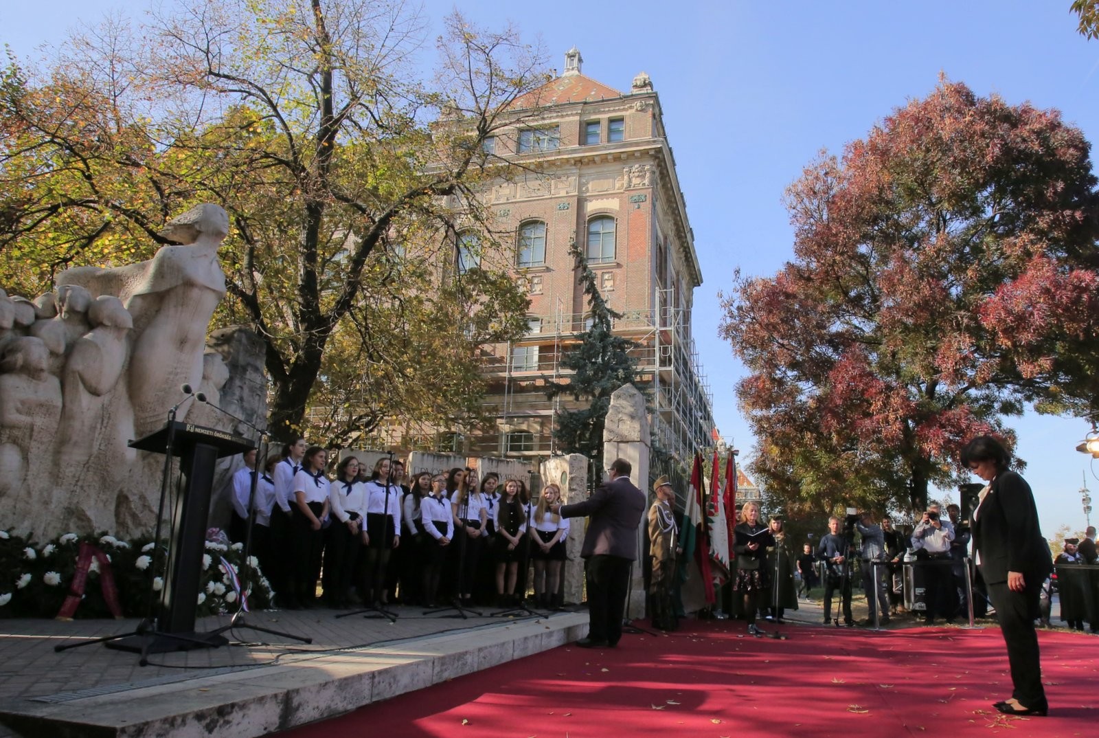 A Műegyetemnél tartott koszorúzást a NÖRI