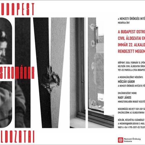 Megemlékezés Budapest ostromának civil áldozatai emlékére