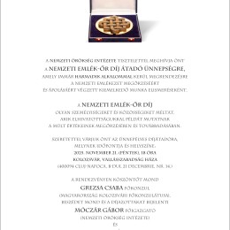 A zalaegerszegi Mindszentyneum magyar emlékpontot jelölő sztélé átadás