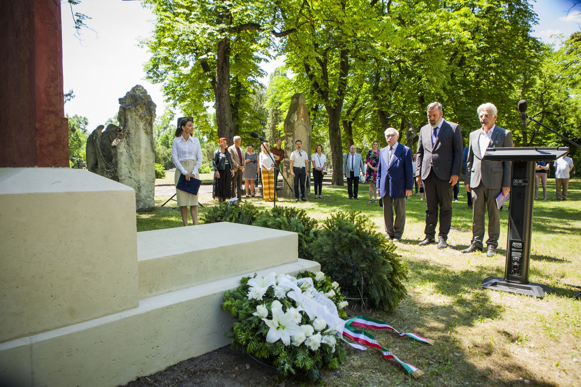 Horvát Istvánra, a Nemzeti Múzeum egykori igazgatójára emlékeztünk felújított síremlékénél
