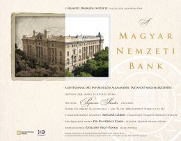 A Magyar Nemzeti Bank alapításának 100. évfordulója