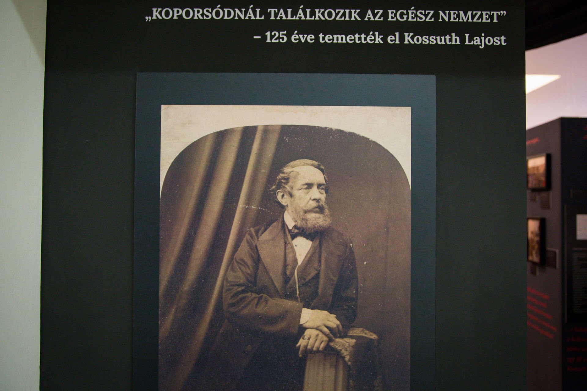 Kiállítás nyílt Kossuth temetésének 125. évfordulójára