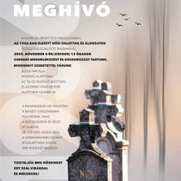 Csendes főhajtás az 1956-ban elesett hősi halottak és áldozatok tiszteletére