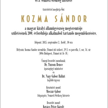 Kozma Sándor megemlékezés
