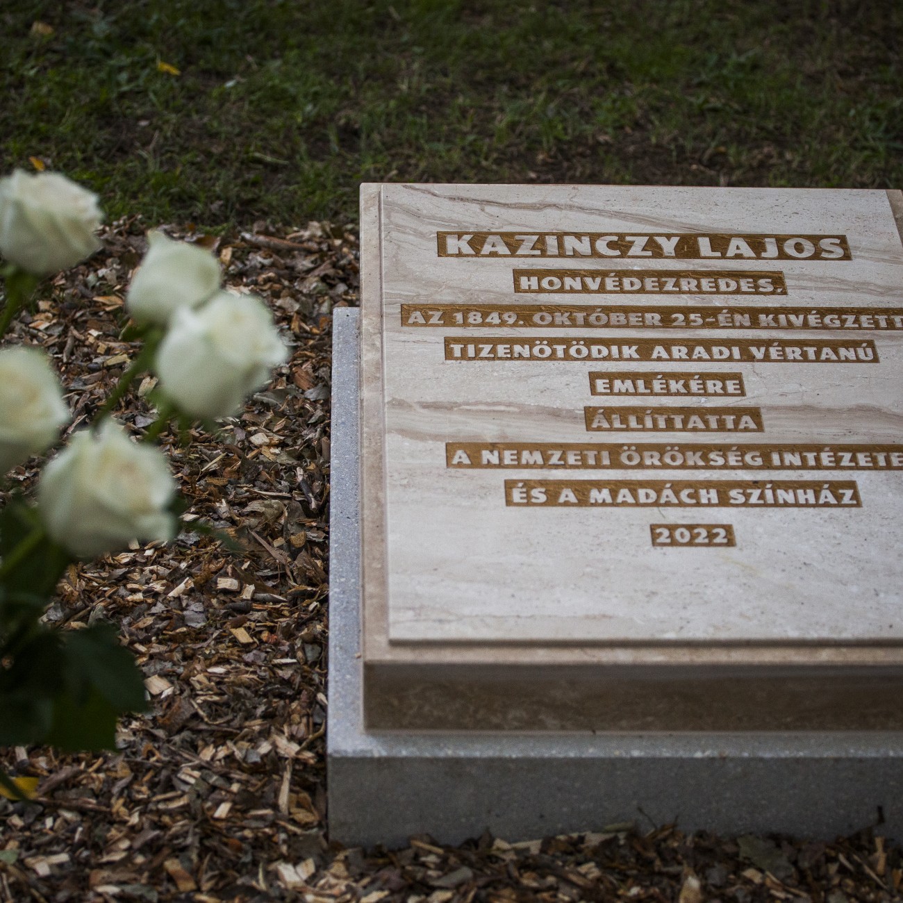 Móczár Gábor beszéde Kazinczy Lajos emlékhelyének avatóünnepségén