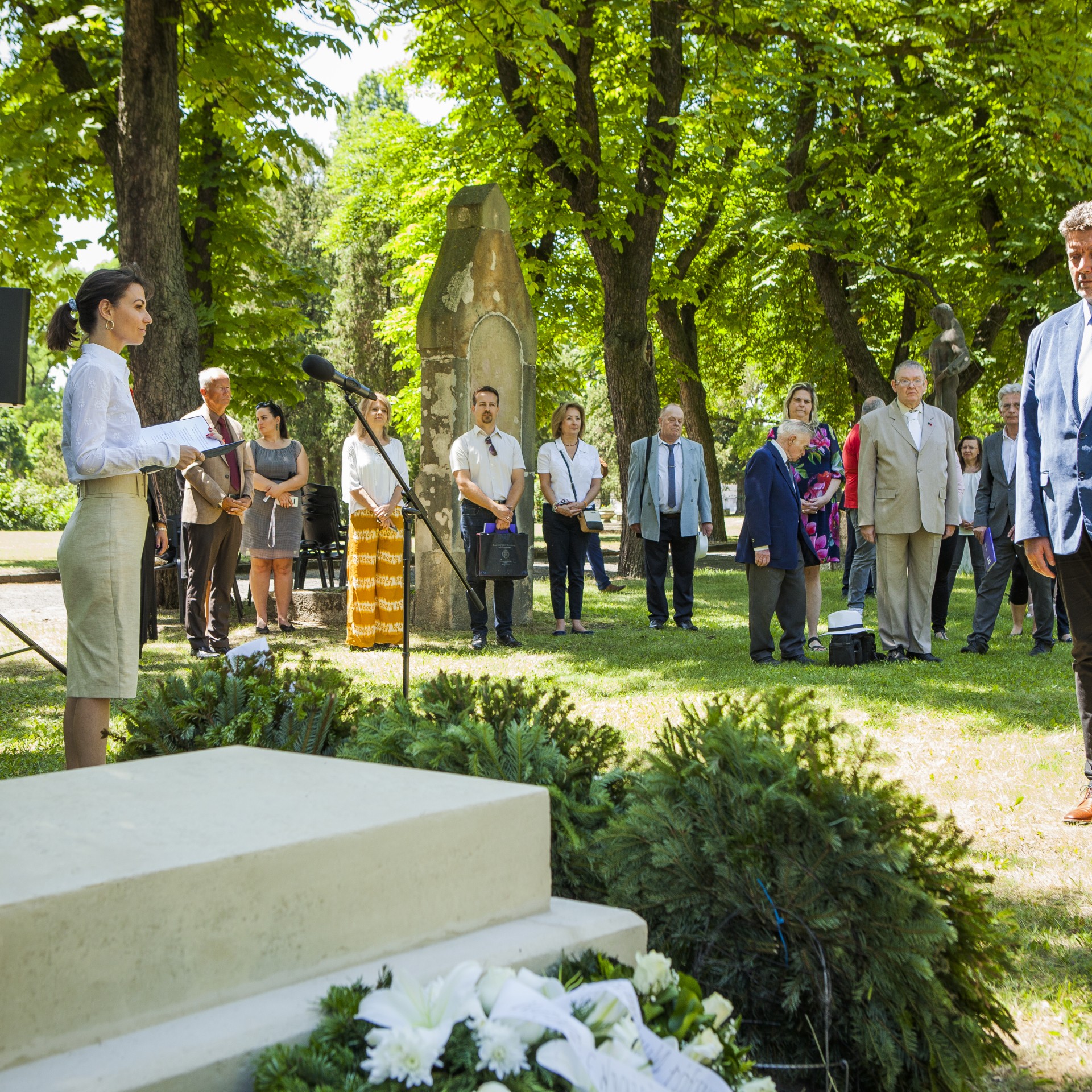 Horvát Istvánra, a Nemzeti Múzeum egykori igazgatójára emlékeztünk felújított síremlékénél