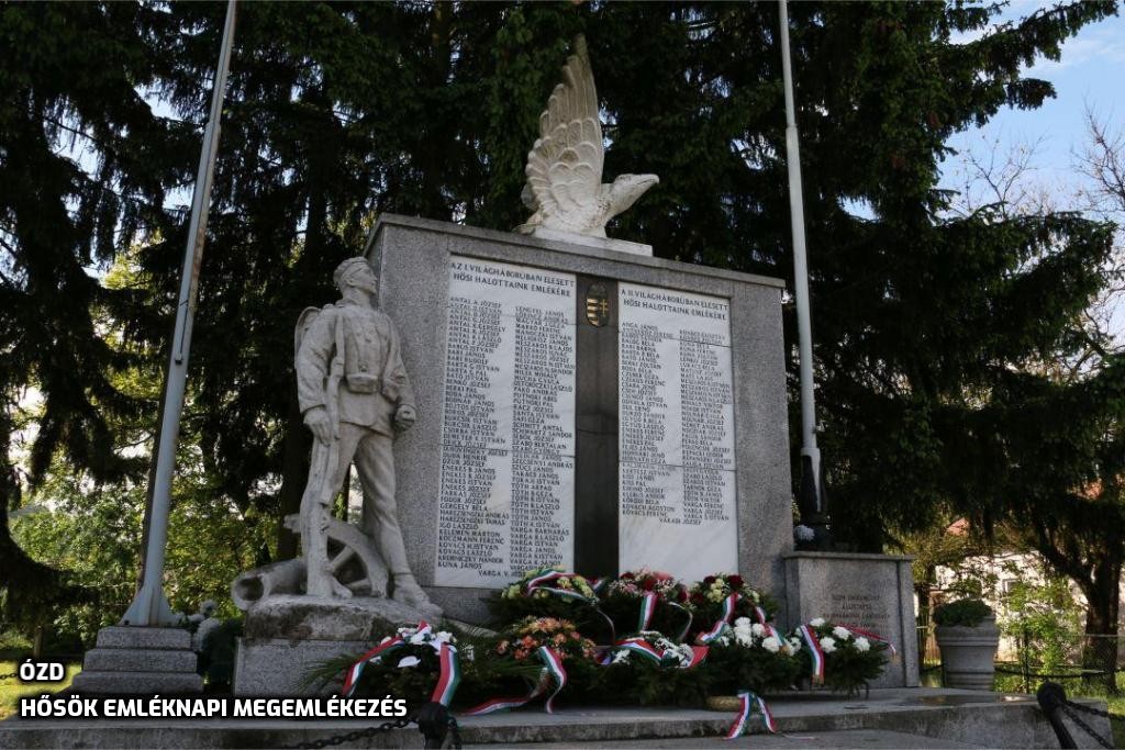 A hősökre emlékeztek országszerte a NÖRI felhívására