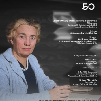 Kéthly Anna megemlékezés